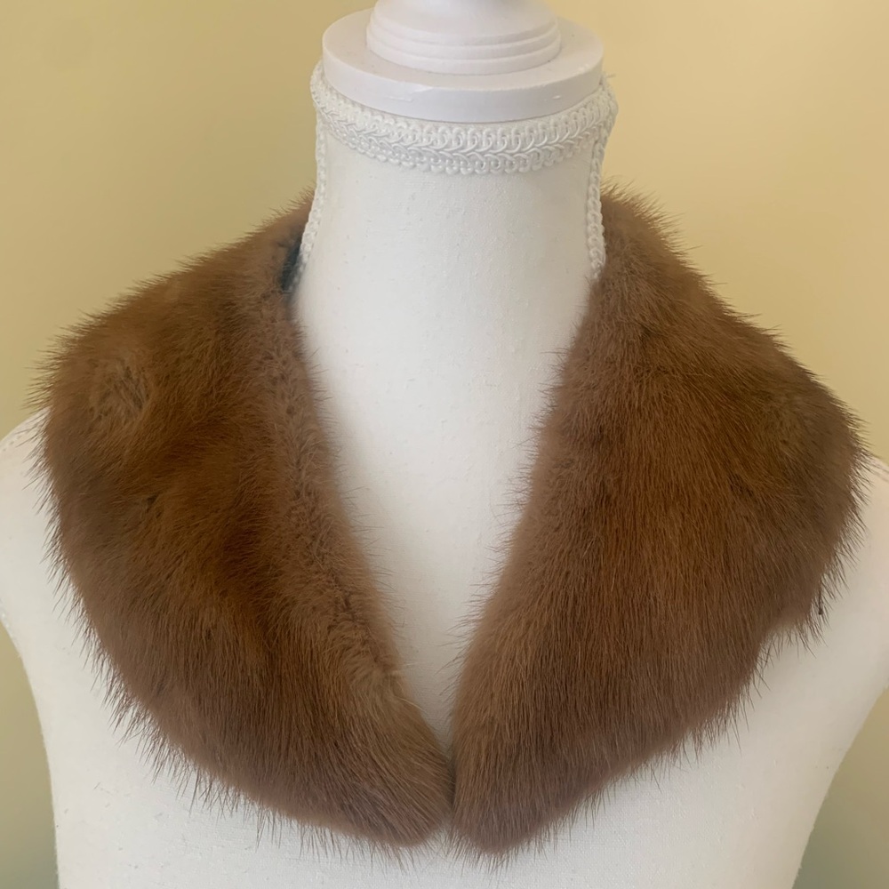 Brown Fur Collar
